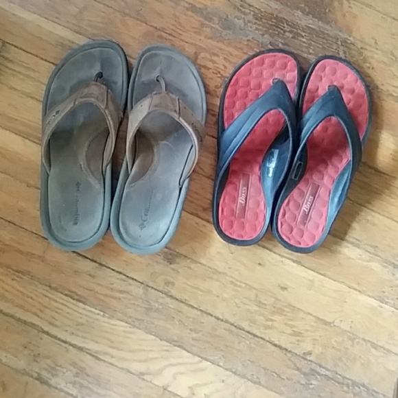 bass flip flops mens